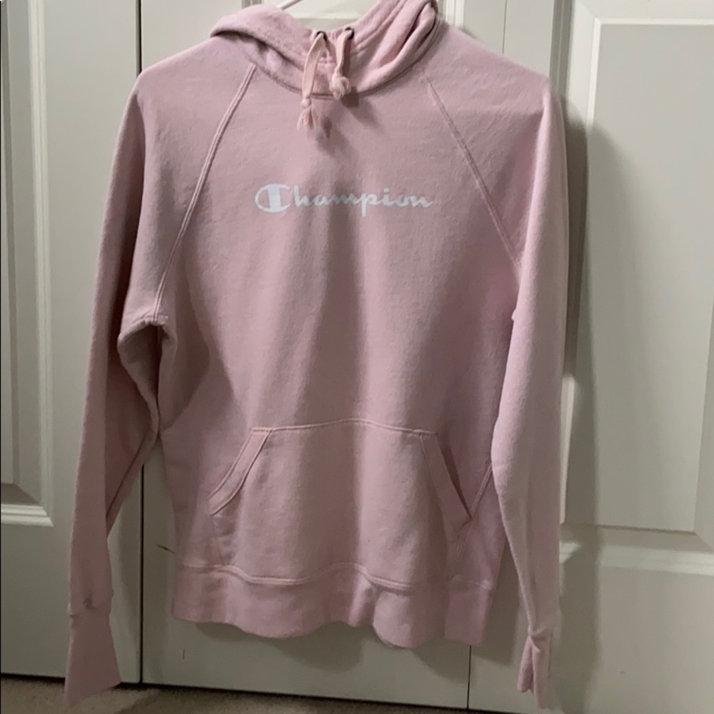 Pink Champion hoodie